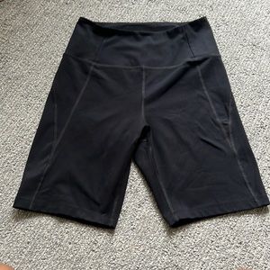 Black bike shorts